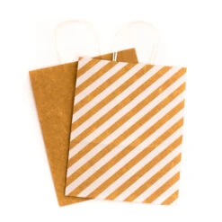 Hallmark 12.5" 12-Pack Assorted Kraft Paper Gift Bags 12 Hallmark 12.5" 12-Pack Assorted Kraft Paper Gift Bags -Hallmark Sales 12.5 Prints and Solids 12Pack Assorted Gift Bags 5EGB6049 04
