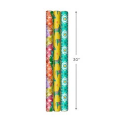 Hallmark Festive And Fun 3-Pack Multicolored Wrapping Paper, 120 Sq. Ft. -Hallmark Sales 3Pack Festive and Fun Holiday Wrapping Paper 5JXW1082 03