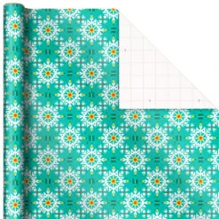 Hallmark Festive And Fun 3-Pack Multicolored Wrapping Paper, 120 Sq. Ft. -Hallmark Sales 3Pack Festive and Fun Holiday Wrapping Paper 5JXW1082 06