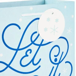 Hallmark Let It Snow 8-Pack Holiday Gift Bags, Assorted Sizes And Designs -Hallmark Sales 8 Pack Assorted Holiday Gift Bags XGB1403 05