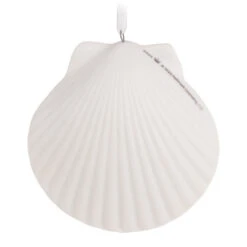 Hallmark A Heart Remembered 2023 Porcelain Ornament -Hallmark Sales A Heart Remembered Seashell Keepsake Ornament 1799QHX3037 06