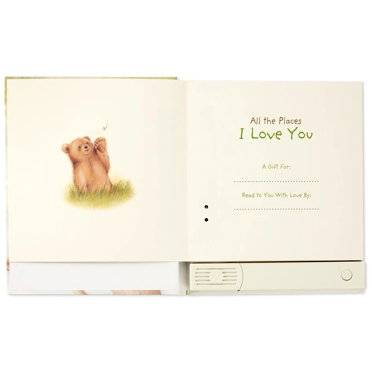 Hallmark All The Places I Love You Recordable Storybook With Music 4 Hallmark All The Places I Love You Recordable Storybook With Music - Image 4