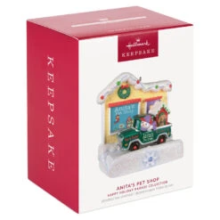 Hallmark Happy Holiday Parade Collection Anita's Pet Shop Musical Ornament With Light 9 Hallmark Happy Holiday Parade Collection Anita's Pet Shop Musical Ornament With Light -Hallmark Sales Anitas Pet Shop Store and Truck Keepsake Ornament 3499QGO2519 04