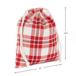 Hallmark Sales -Hallmark Sales Assorted Plaid Fabric Christmas Gift Bags 5XGB1453 03