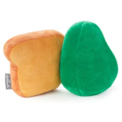 Hallmark Better Together Avocado And Toast Magnetic Plush, 5" -Hallmark Sales Avocado and Toast Magnetic Plush 1KID2091 03