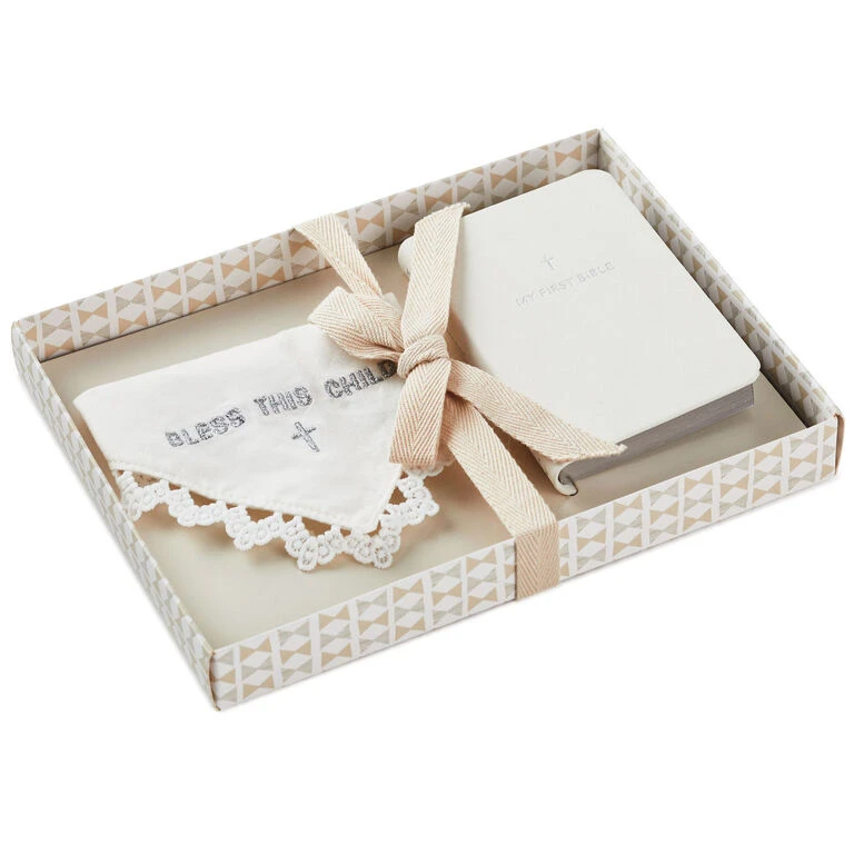 Hallmark Commemorative Handkerchief And First Bible Set 5 Hallmark Commemorative Handkerchief And First Bible Set - Image 5