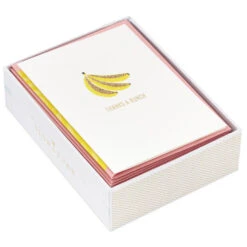 Hallmark Thanks A Bunch Boxed Blank Thank-You Notes, Pack Of 8 -Hallmark Sales Banana Bunch Boxed Blank ThankYou Notes Multipack 1THK4117 05