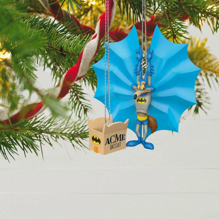 Hallmark Looney Tunes™ Wile E. Coyote™ As Batman™ Ornaments, Set Of 2 2 Hallmark Looney Tunes™ Wile E. Coyote™ As Batman™ Ornaments, Set Of 2 - Image 2