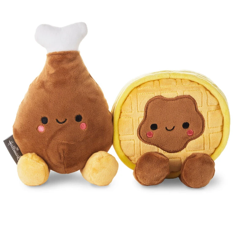 Hallmark Better Together Chicken And Waffle Magnetic Plush, 6.75" 1 Hallmark Better Together Chicken And Waffle Magnetic Plush, 6.75"