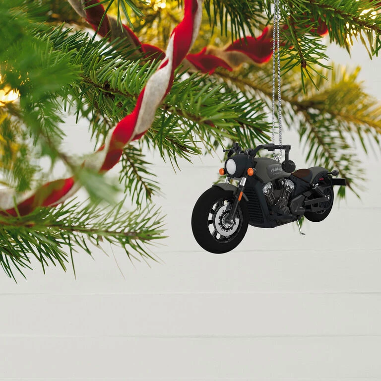 Hallmark Indian Motorcycle® Scout Bobber 2023 Metal Ornament 2 Hallmark Indian Motorcycle® Scout Bobber 2023 Metal Ornament - Image 2