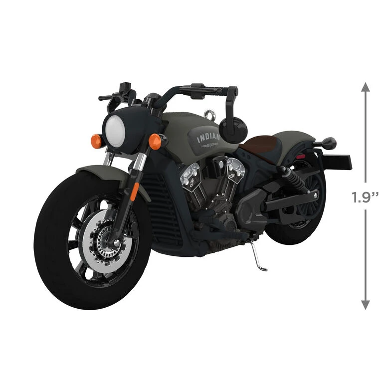 Hallmark Indian Motorcycle® Scout Bobber 2023 Metal Ornament 3 Hallmark Indian Motorcycle® Scout Bobber 2023 Metal Ornament - Image 3