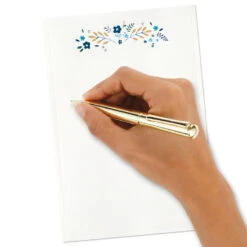 Hallmark Blue Floral Stationery Set, Box Of 20 -Hallmark Sales Blue Floral Stationery Set 1499STN1140 04