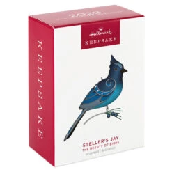 Hallmark The Beauty Of Birds Steller's Jay Ornament 9 Hallmark The Beauty Of Birds Steller's Jay Ornament -Hallmark Sales Blue Jay Bird Keepsake Ornament 1799QXR8057 04