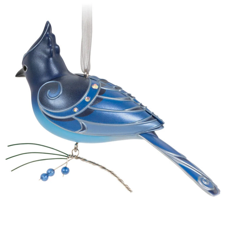 Hallmark The Beauty Of Birds Steller's Jay Ornament 6 Hallmark The Beauty Of Birds Steller's Jay Ornament - Image 6