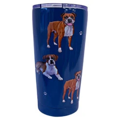 E&S Pets Boxer Stainless Steel Tumbler, 20 Oz.