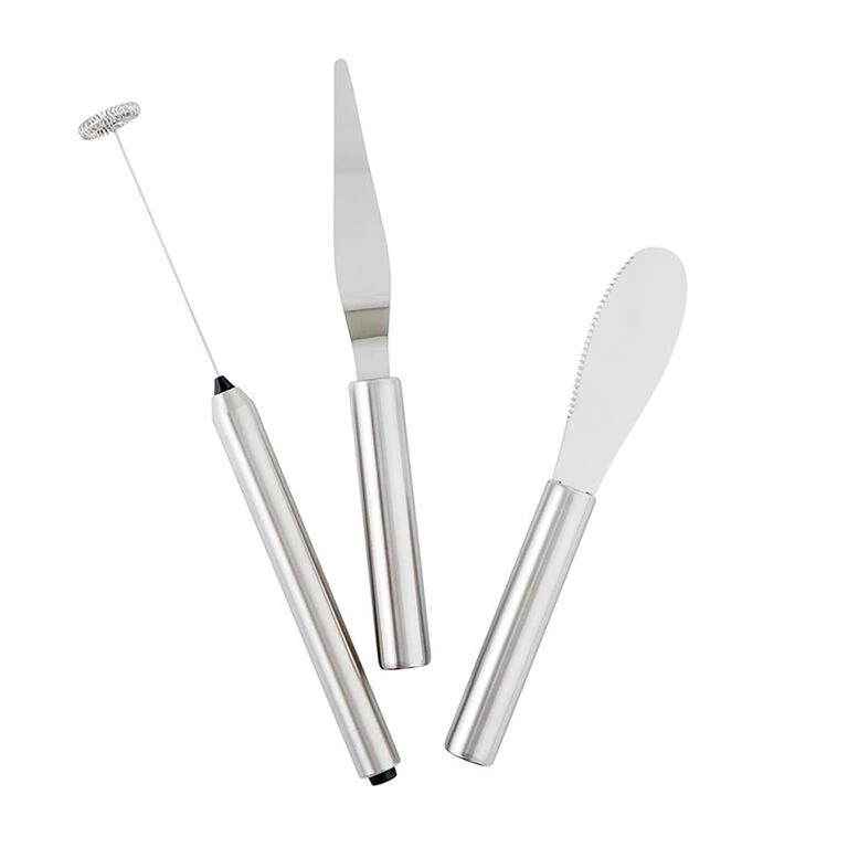 Breakfast Tools In Cardboard Book Box, Set Of 3 1 Breakfast Tools In Cardboard Book Box, Set Of 3