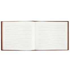 Hallmark Brown Hexagonal Pattern Guest Book 6 Hallmark Brown Hexagonal Pattern Guest Book -Hallmark Sales Brown Faux Leather Geometric Pattern Guest Book 1EDY3152 03