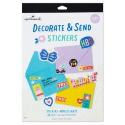 Hallmark Decorate And Send Colorful Sticker Book -Hallmark Sales Bulk Pack of Colorful Stickers for Kids 3SSJ1201 04