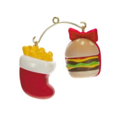 Hallmark Mini A Perfect Pairing Ornaments, Set Of 2 12 Hallmark Mini A Perfect Pairing Ornaments, Set Of 2 -Hallmark Sales Burger and Fries Keepsake Ornaments 1499QXM9207 06