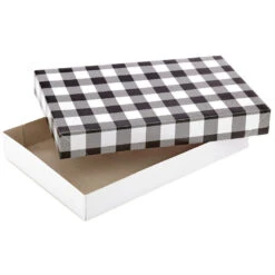Hallmark Checks And Plaids 12-Pack Designed Shirt Boxes -Hallmark Sales Checks and Plaids 12Pack Designed Shirt Boxes 5XBC1124 04