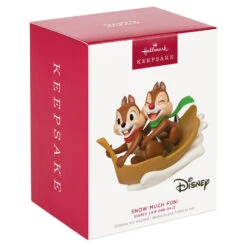 Hallmark Disney Chip And Dale Snow Much Fun! Ornament -Hallmark Sales Chip and Dale Chipmunks Sledding Keepsake Ornament 2099QXD6567 04