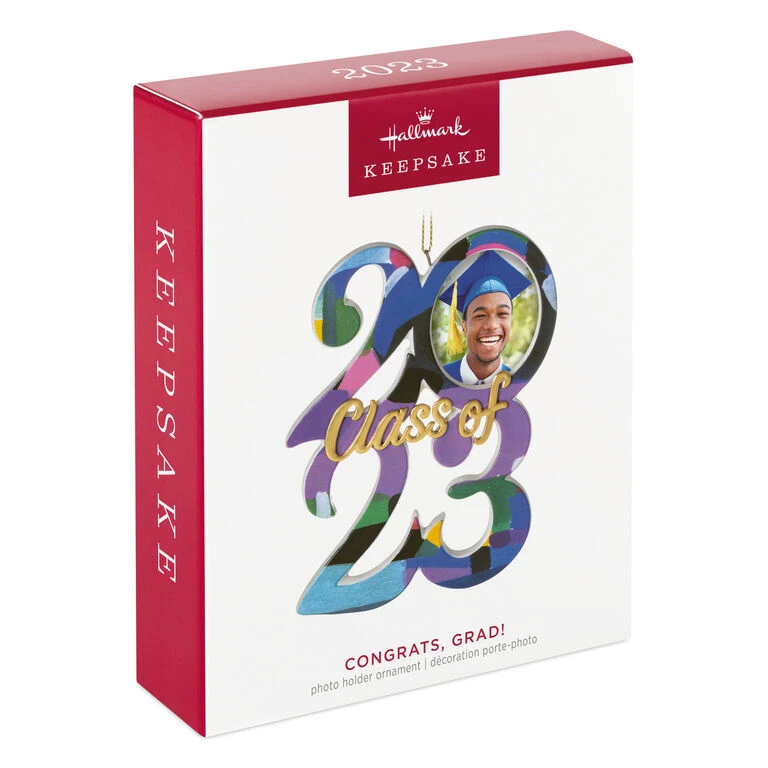 Hallmark Congrats, Grad! 2023 Ceramic Photo Frame Ornament 4 Hallmark Congrats, Grad! 2023 Ceramic Photo Frame Ornament - Image 4