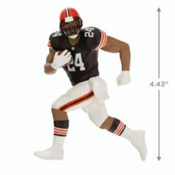 Hallmark NFL Cleveland Browns Nick Chubb Ornament 8 Hallmark NFL Cleveland Browns Nick Chubb Ornament -Hallmark Sales Cleveland Browns Nick Chubb Keepsake Ornament 2299QXI7159 03