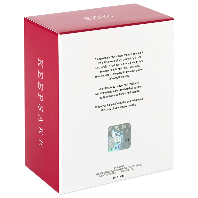 Hallmark NFL Cleveland Browns Nick Chubb Ornament 5 Hallmark NFL Cleveland Browns Nick Chubb Ornament - Image 5