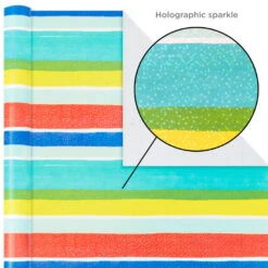 Hallmark Colorful Celebration 3-Pack Wrapping Paper, 55 Sq. Ft. Total -Hallmark Sales Colorful Celebration 3Pack Wrapping Paper Rolls 5EWR6373 04