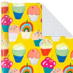 Hallmark Colorful Celebration 3-Pack Wrapping Paper, 55 Sq. Ft. Total -Hallmark Sales Colorful Celebration 3Pack Wrapping Paper Rolls 5EWR6373 06