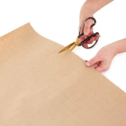 Hallmark Colorful Christmas 4-Pack Kraft Wrapping Paper Assortment, 88 Sq. Ft. -Hallmark Sales Colorful Christmas Assortment Kraft Wrapping Paper 5JXW1212 03