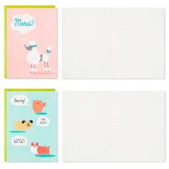 Hallmark Cute Dogs Assortment Blank Thank-You Notes, Pack Of 48 -Hallmark Sales Cute Dogs Assortment Blank ThankYou Notes 5STZ1133 03