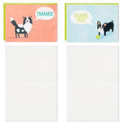 Hallmark Cute Dogs Assortment Blank Thank-You Notes, Pack Of 48 -Hallmark Sales Cute Dogs Assortment Blank ThankYou Notes 5STZ1133 04