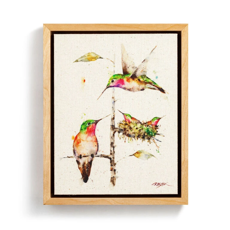 Demdaco Hummingbird Family Wall Art, 8x10 1 Demdaco Hummingbird Family Wall Art, 8x10