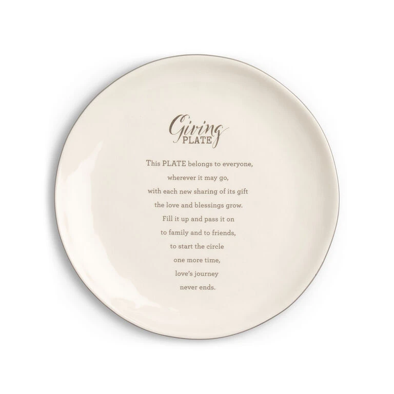 Demdaco Ceramic Giving Plate, 9.5" 1 Demdaco Ceramic Giving Plate, 9.5"