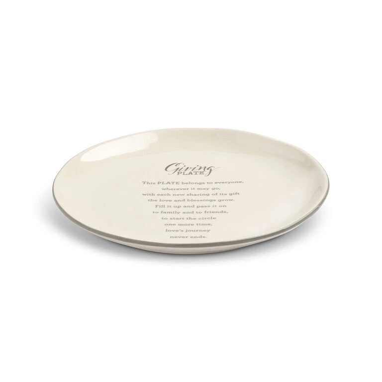Demdaco Ceramic Giving Plate, 9.5" 2 Demdaco Ceramic Giving Plate, 9.5" - Image 2