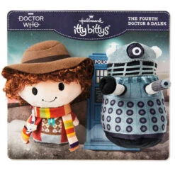 Hallmark Itty Bittys® Doctor Who The Fourth Doctor And Dalek Plush, Set Of 2 -Hallmark Sales Doctor Who Fourth Doctor and Dalek Plush itty bittys 1KDD2078 03