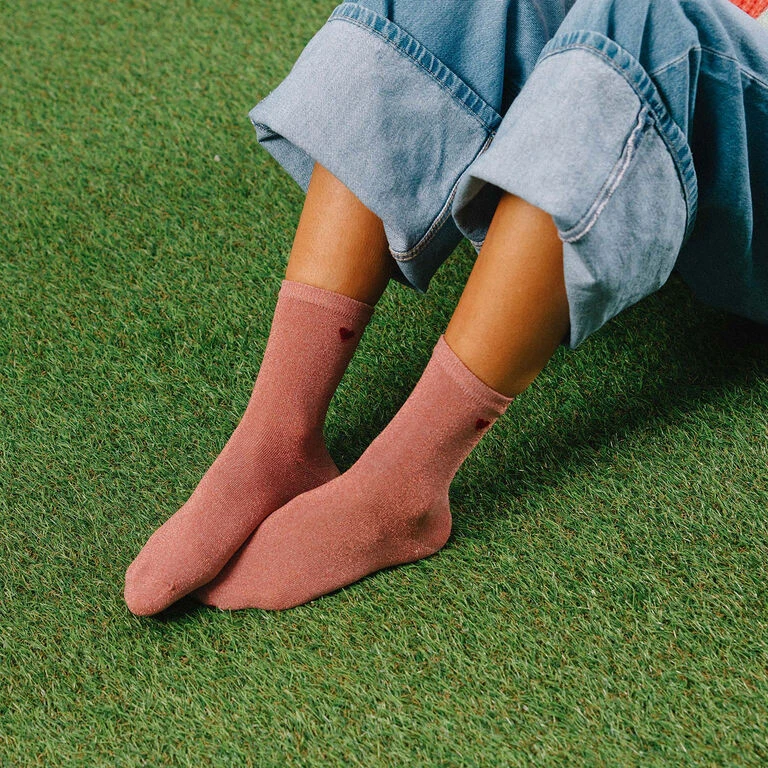 Doiy Eat My Socks Love Me Pink Valentine's Day Socks With Hearts 3 Doiy Eat My Socks Love Me Pink Valentine's Day Socks With Hearts - Image 3