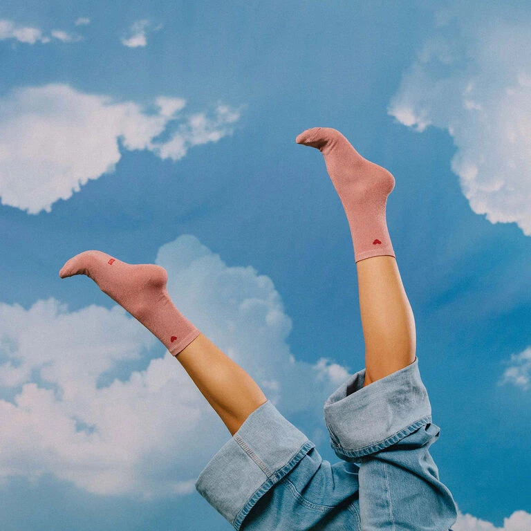 Doiy Eat My Socks Love Me Pink Valentine's Day Socks With Hearts 4 Doiy Eat My Socks Love Me Pink Valentine's Day Socks With Hearts - Image 4