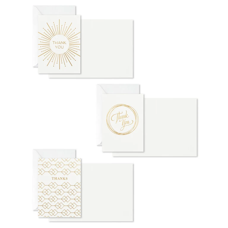 Hallmark Elegant Dimensions Boxed Blank Thank-You Notes Assortment, Pack Of 120 2 Hallmark Elegant Dimensions Boxed Blank Thank-You Notes Assortment, Pack Of 120 - Image 2