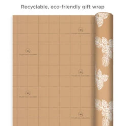 Hallmark Elegant Evergreens 2-Pack Holiday Wrapping Paper, 150 Sq. Ft. -Hallmark Sales Elegant Evergreens Holiday Wrapping Paper 5JXW1203 07