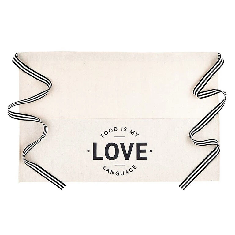 Food Is My Love Language Waist Apron 1 Food Is My Love Language Waist Apron