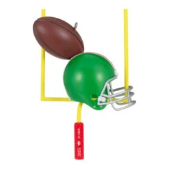Hallmark Football Star 2023 Ornament -Hallmark Sales Football Goal Post and Helmet Keepsake Ornament 1399QGO2707 06