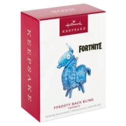 Hallmark Fortnite Ffrosty Back Bling Ornament -Hallmark Sales Fortnite Ffrosty Llama Keepsake Ornament 1399QXI7187 04