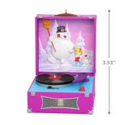 Hallmark Frosty The Snowman™ Look At Frosty Go Ornament With Light And Sound -Hallmark Sales Frosty the Snowman Record Player Keepsake Ornament 2499QXI6279 03