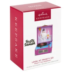 Hallmark Frosty The Snowman™ Look At Frosty Go Ornament With Light And Sound -Hallmark Sales Frosty the Snowman Record Player Keepsake Ornament 2499QXI6279 04