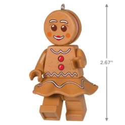 Hallmark Gingerbread Woman LEGO® Minifigure Ornament -Hallmark Sales Gingerbread Woman LEGO Minifig Keepsake Ornament 1699QXI7329 03