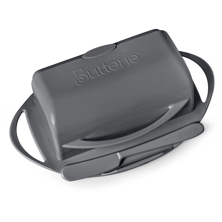 Gray Butterie Flip-Top Butter Dish 3 Gray Butterie Flip-Top Butter Dish - Image 3
