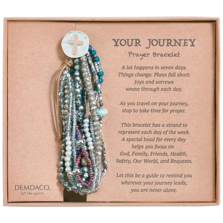 Grey Your Journey Layered Prayer Bracelet 2 Grey Your Journey Layered Prayer Bracelet - Image 2