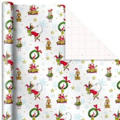 Hallmark Dr. Seuss™ Grinch 3-Pack Christmas Wrapping Paper Assortment, 105 Sq. Ft. 11 Hallmark Dr. Seuss™ Grinch 3-Pack Christmas Wrapping Paper Assortment, 105 Sq. Ft. -Hallmark Sales Grinch 3Pack Christmas Wrapping Paper 5JXW1211 05